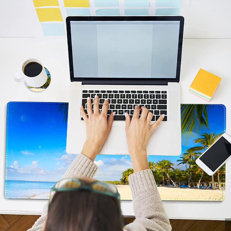 Bless international St. Regis Rubber Desk Pad Wayfair Canada